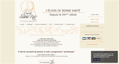 Desktop Screenshot of eaudesainterita.com